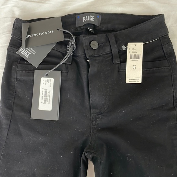 NWT black Paige Hoxton sz 24 - Picture 1 of 5